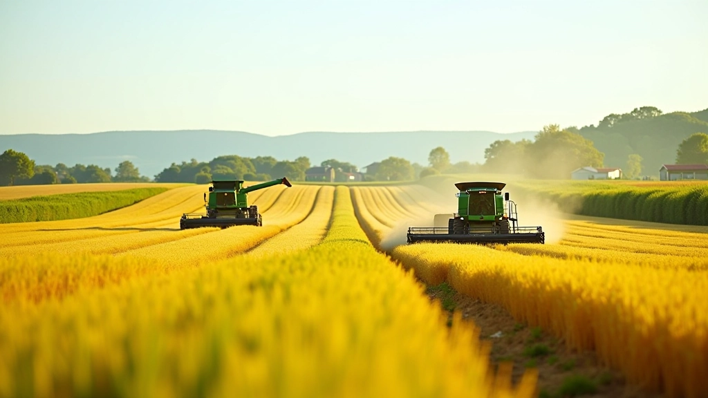 Champs agricoles et production agroalimentaire française