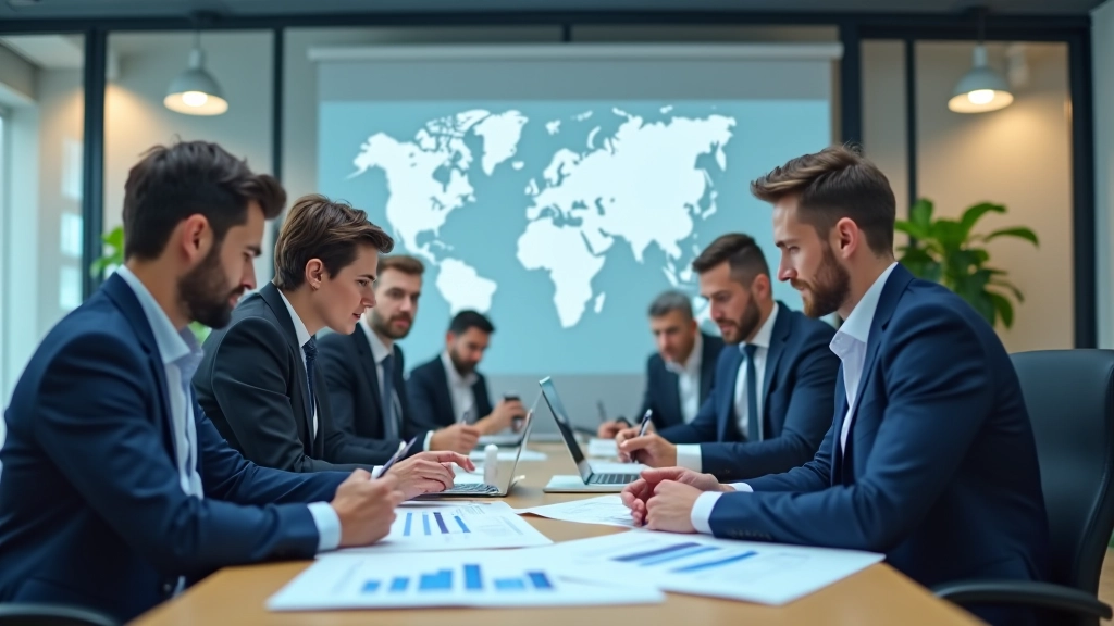 L'équipe de PIB Analytics SARL travaillant sur les analyses économiques